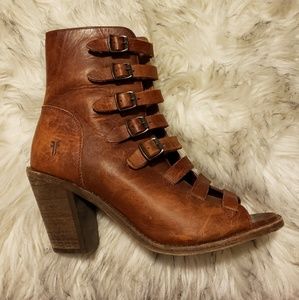 Frye Izzy Belted Short Boots